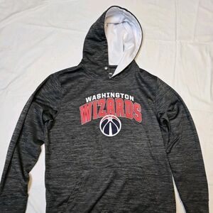 NBA Fanatics Washington Wizards Pullover Sweatshirt Mens Size L Gray NBA